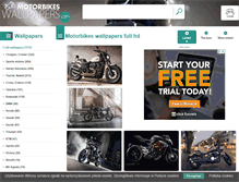 Tablet Screenshot of motorbikes-wallpapers.com